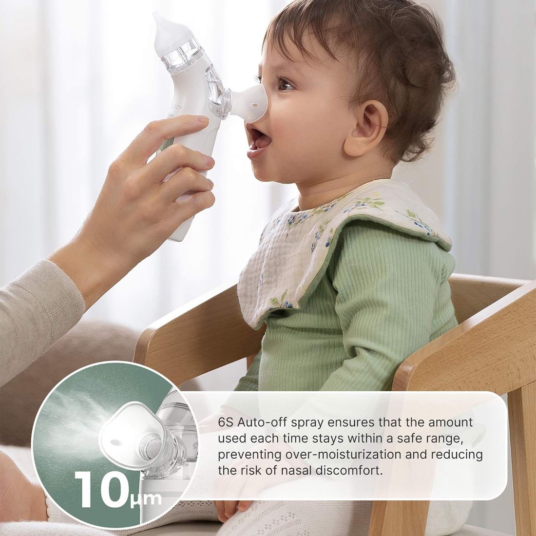 Aspirateur Nasal électrique bébé 2 en 1 (Momcozy) - Image 6