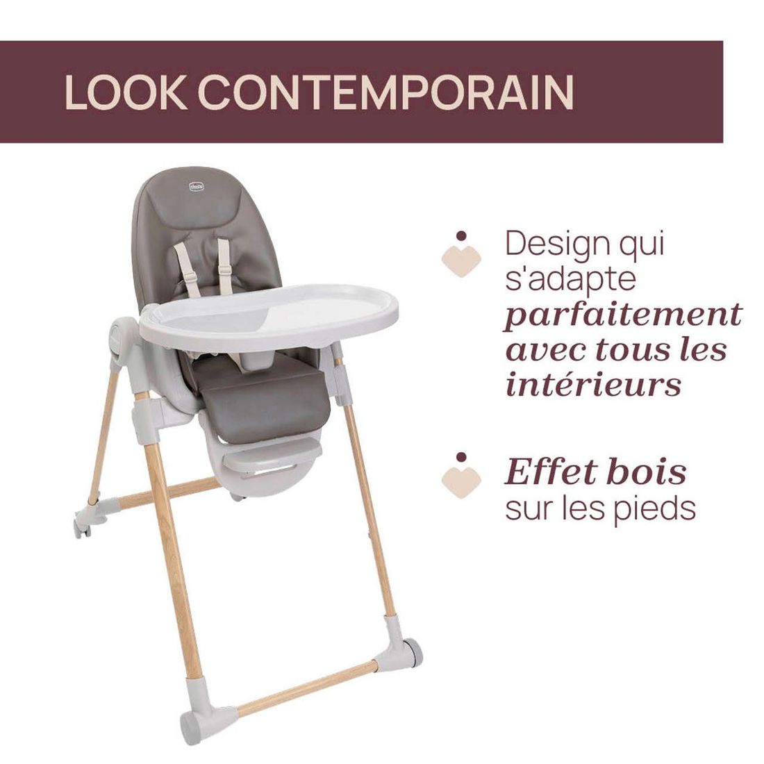 Chaise haute Polly Armonia (Chicco) - Image 5