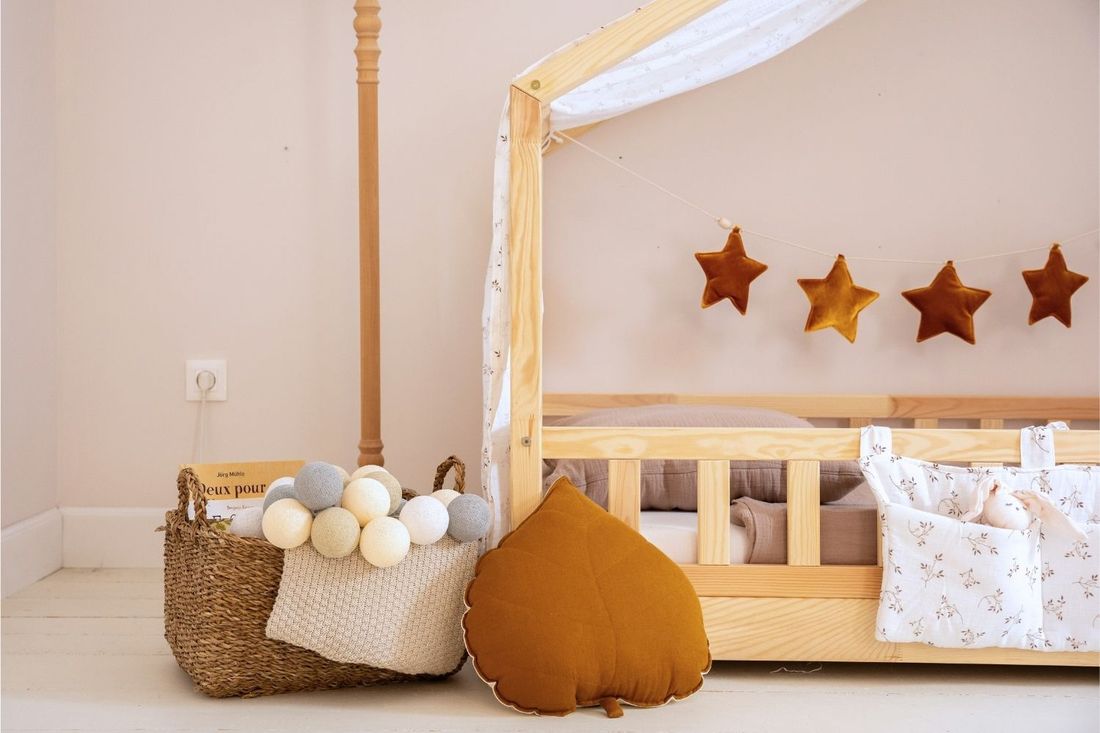 - Pochette de Rangement - Fleurs de Coton - Blanc (Mon Lit Cabane) - Image 2