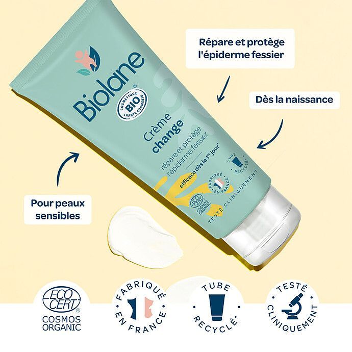 Crème Change Biologique - 100 ml (Biolane) - Image 5