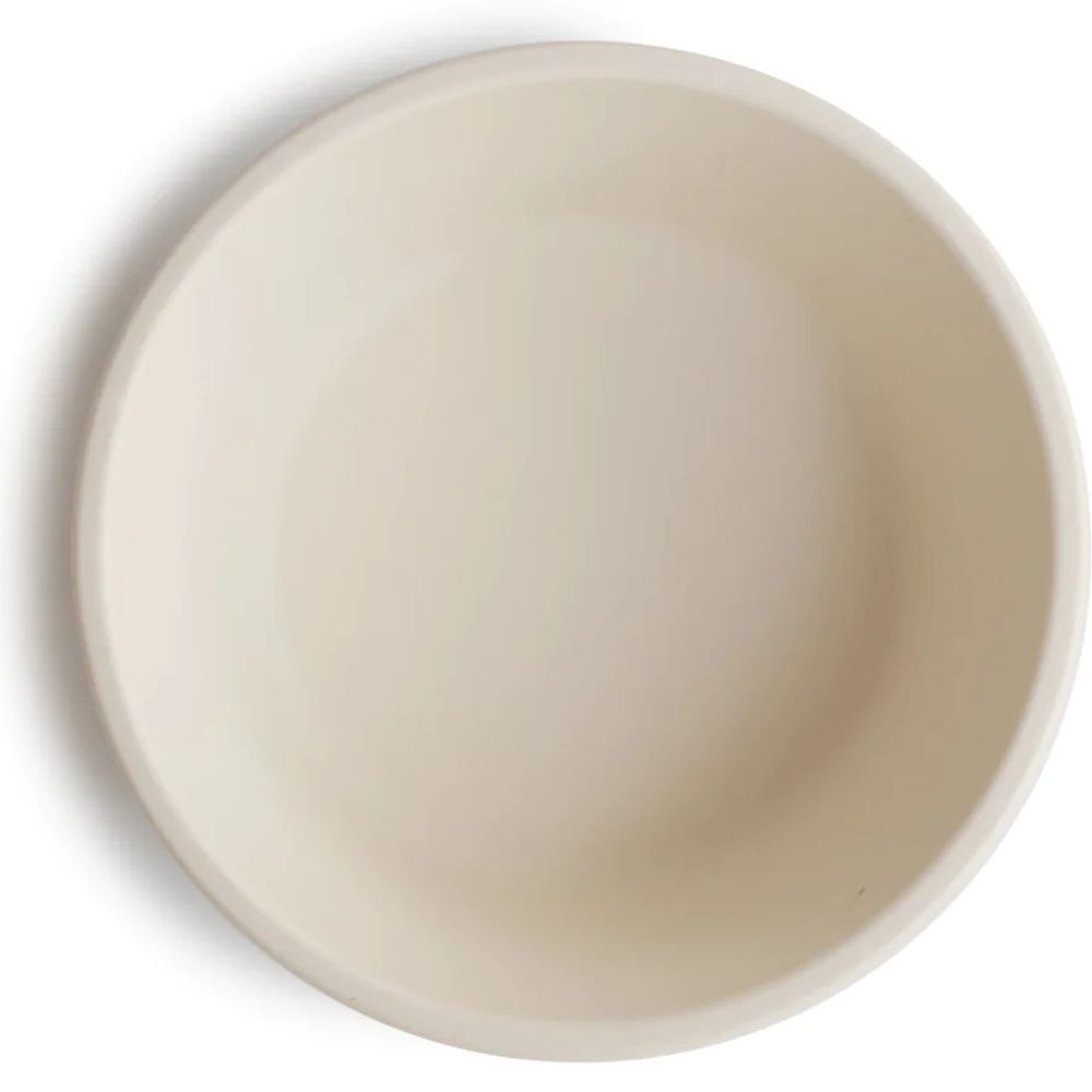 Bol à ventouse en silicone Ivory (Mushie) - Image 1