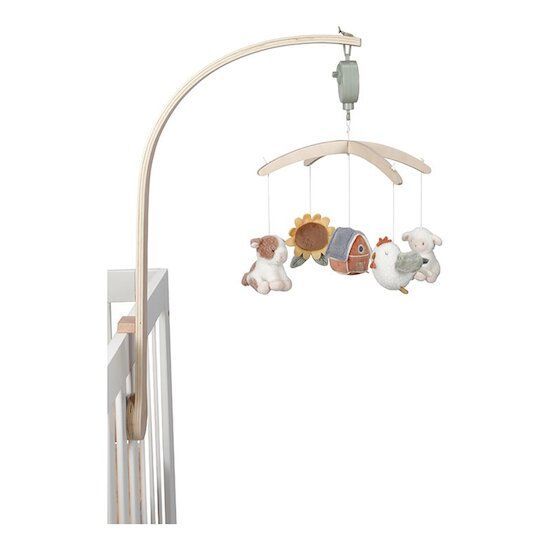 Little Farm Mobile Musical en Bois (Little Dutch) - Image 1