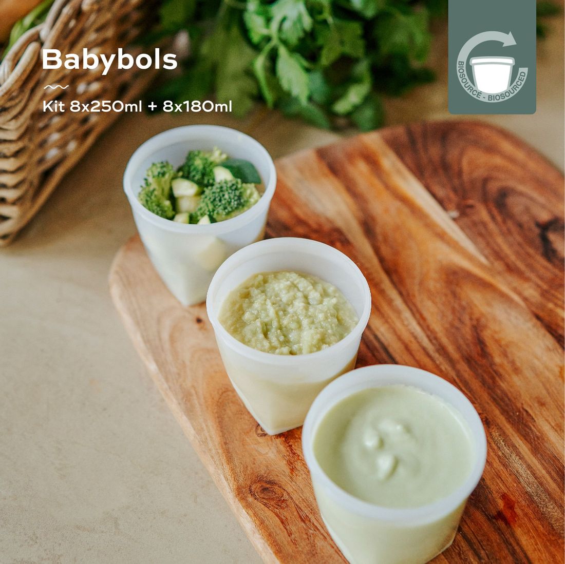 Babybols Bisourcés Pots de Conservation (Babymoov) - Image 1