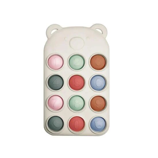 Anneau Dentition Silicone Télécommande Pop It (Nattou) - Couverture