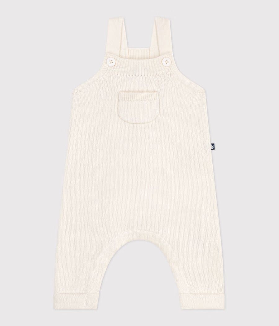 Salopette bébé mixte en tricot laine et coton (Petit Bateau) - Couverture