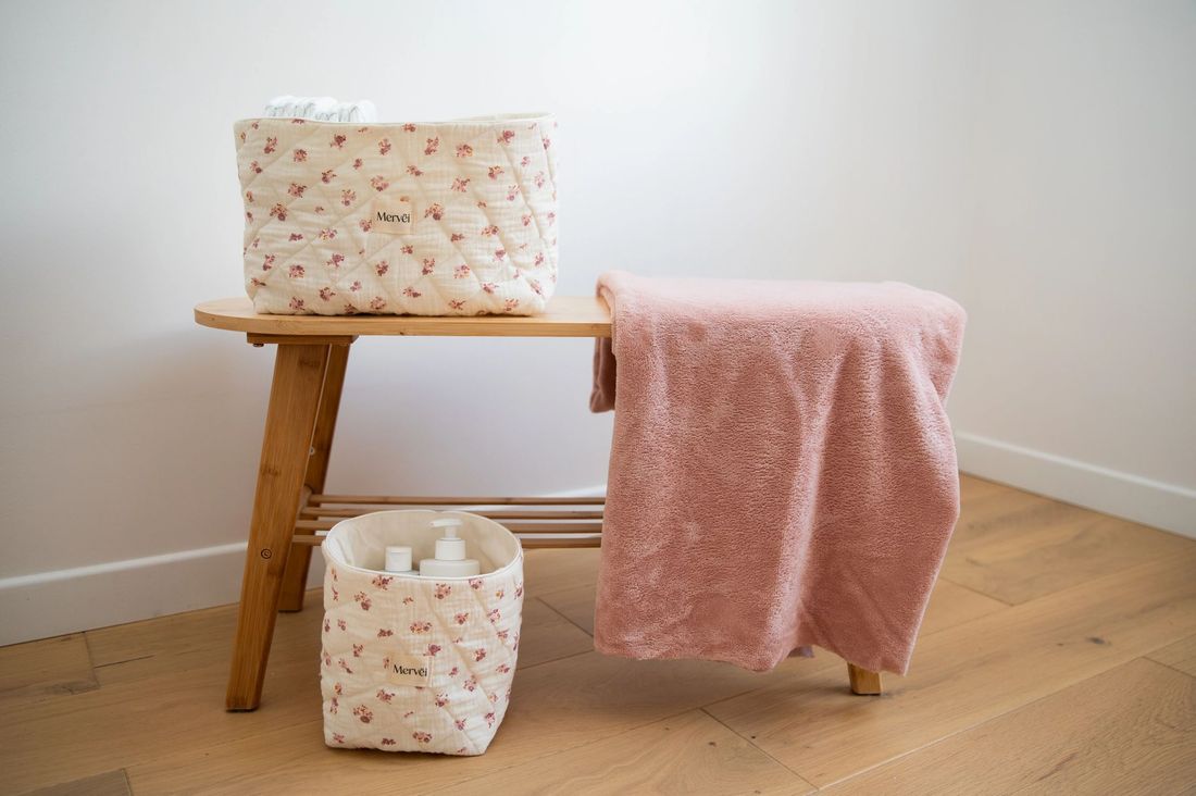 Les paniers à Couches pour bébé - Jardin secret (Mervei) - Image 2