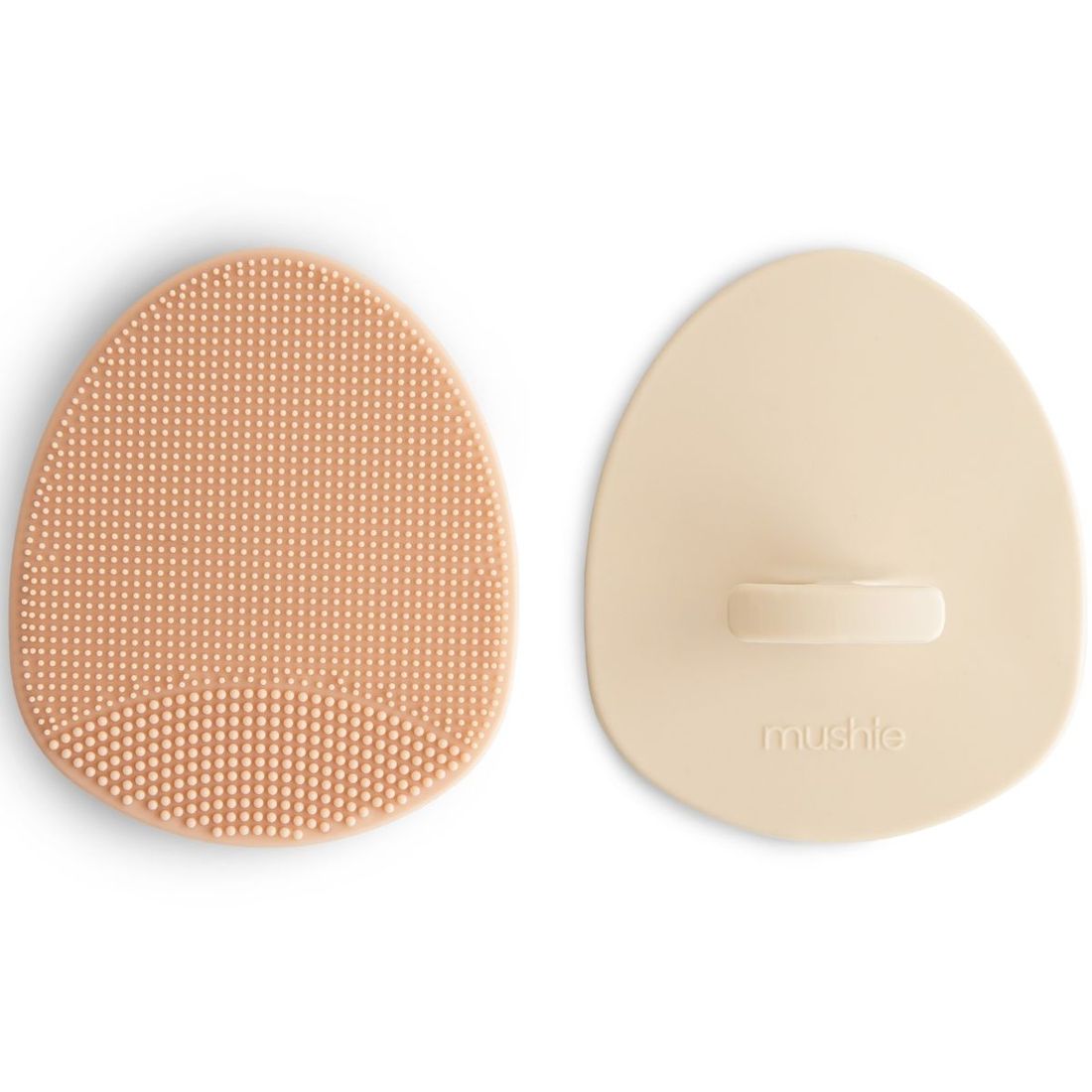 Lot de 2 brosses pour croûtes de lait Blush-Shifting Sand (Mushie) - Image 1