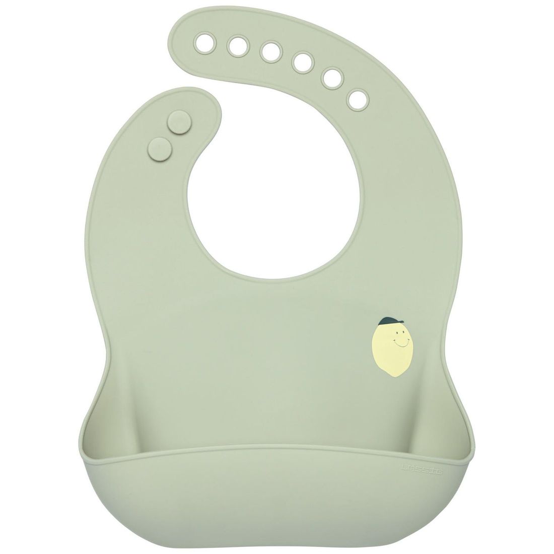 Bavoir en silicone avec poche Happy Fruits Citron (Lassig) - Couverture