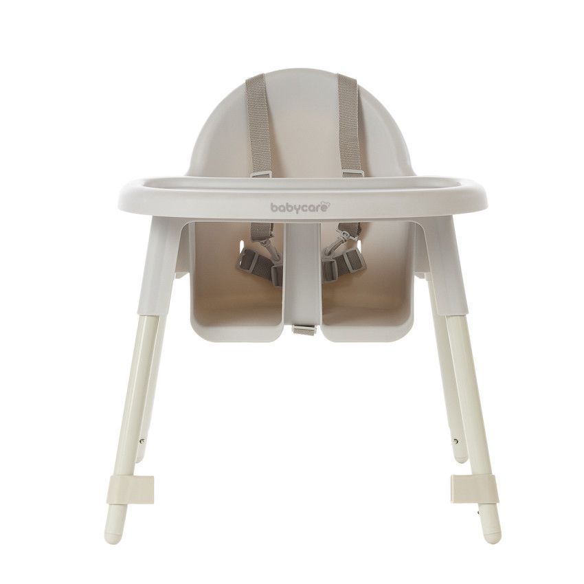 Chaise haute fixe 2 en 1 Capucine 2.0 beige - Ecru (Babycare) - Image 6