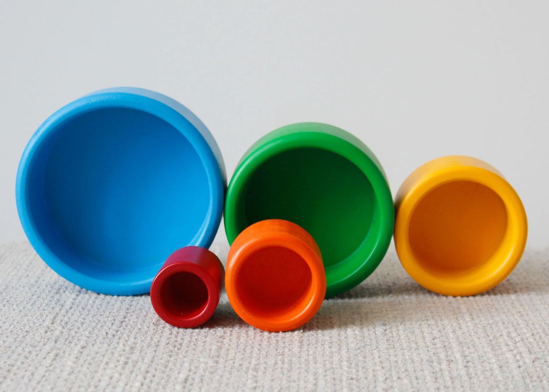 Gobelets gigognes bébé – Jeu d’éveil et de motricité (Mervei) - Image 6