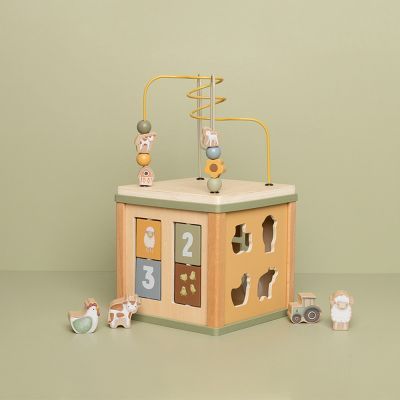 Cube d'activités en bois Little Farm (Little Dutch) - Image 3