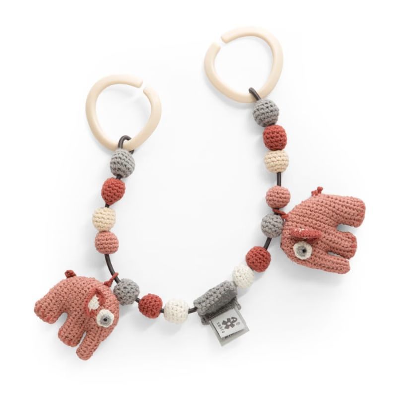 Chaîne de landau crochet fanto rose fleu (Sebra) - Image 1
