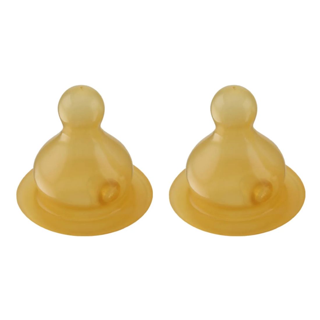 Hevea - Tétines en caoutchouc naturel débit lent - Lot de 2 (Hevea) - Image 1