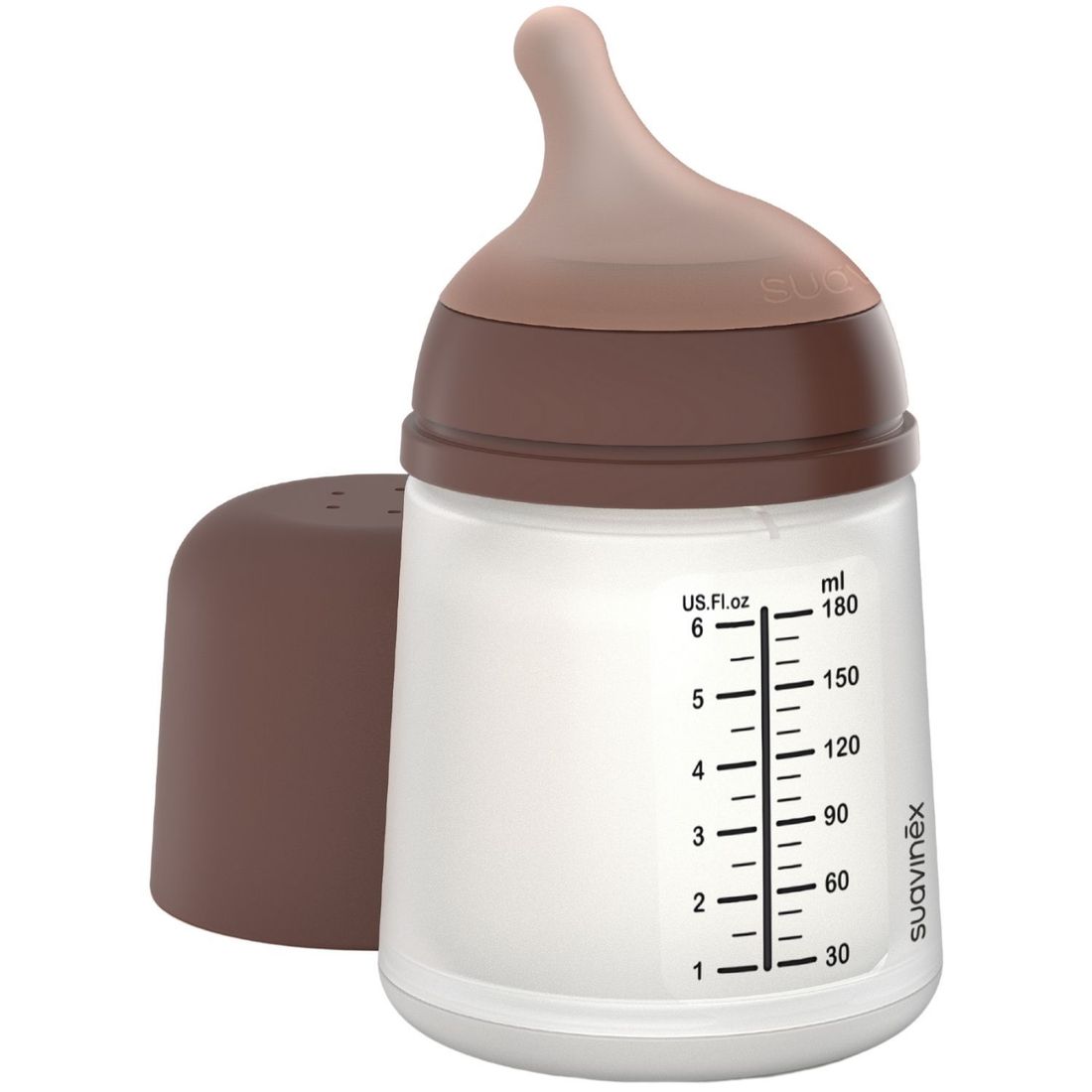 Biberon anti-colique Zerø.Zerø - Débit Lent - S Deep (180 ml) (Suavinex) - Couverture