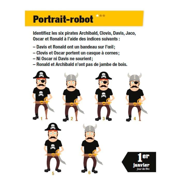 Calendrier Incroyables Casse-têtes en 365 jours - Année à bloc (Play Bac) - Image 2