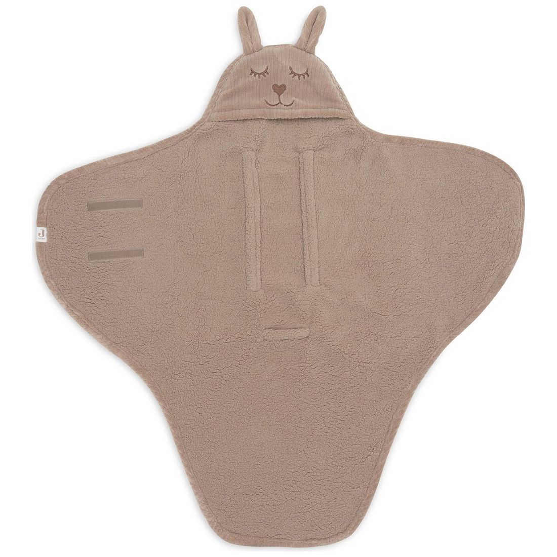 Couverture nomade Bunny Cloudy Rib Milky Coffee (Jollein) - Image 6