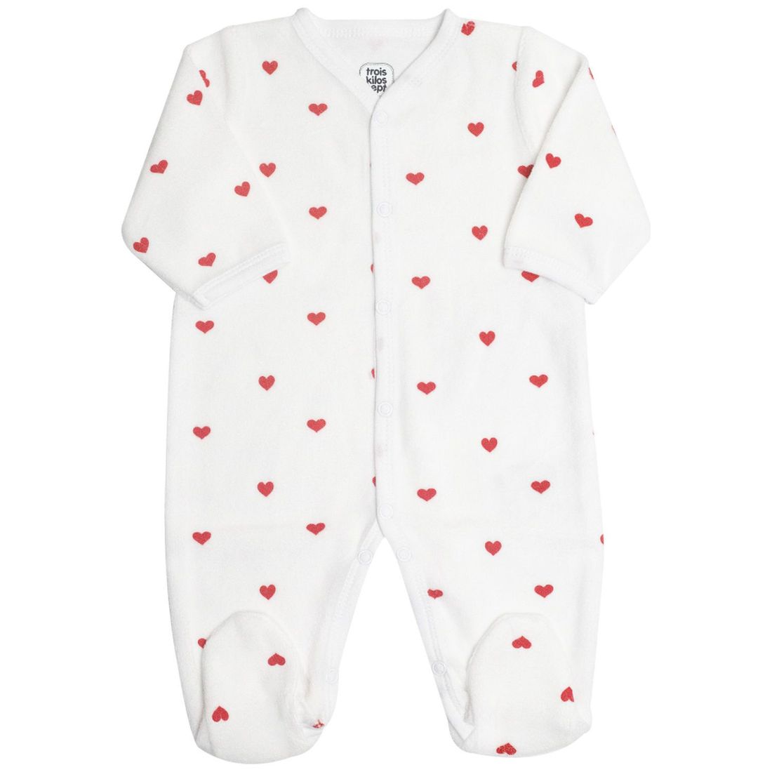 Pyjama Cœurs Rouges (6 mois) (Trois Kilos Sept) - Couverture
