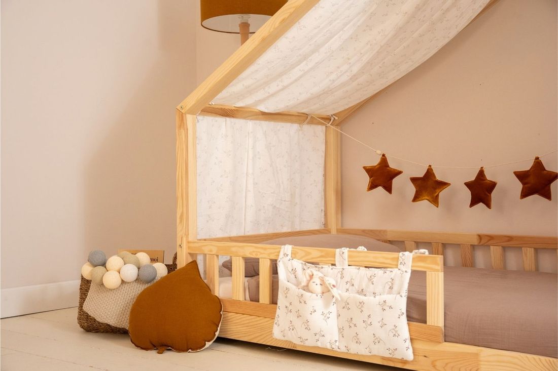 - Pochette de Rangement - Fleurs de Coton - Blanc (Mon Lit Cabane) - Image 4