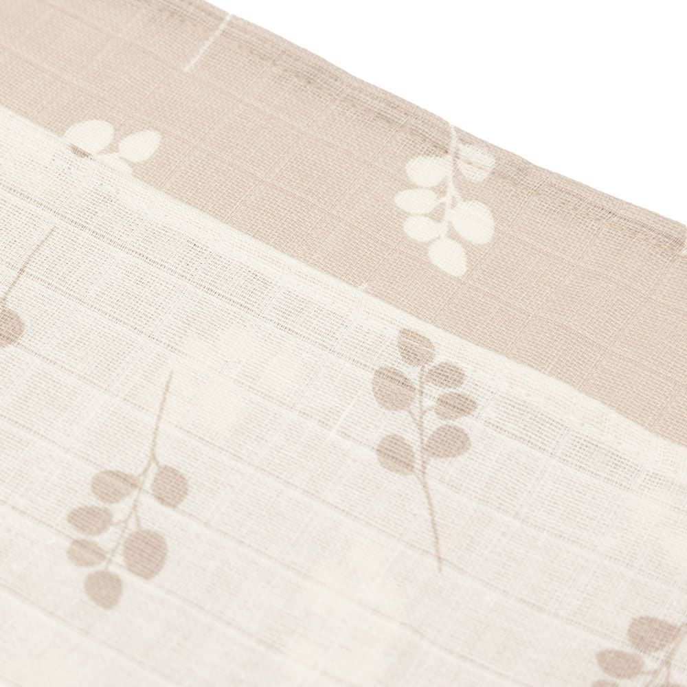 Lot de 3 langes en gaze de coton Twig Wild Rose (70 x 70 cm) (Jollein) - Image 6