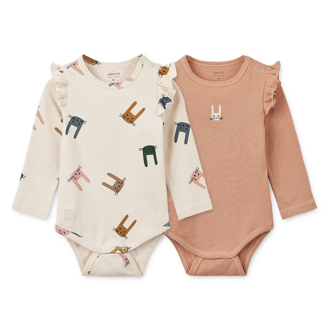 Lot de 2 Bodys Yanni Bunny Sandy & Pale Tuscany - 9 Mois (Liewood) - Couverture