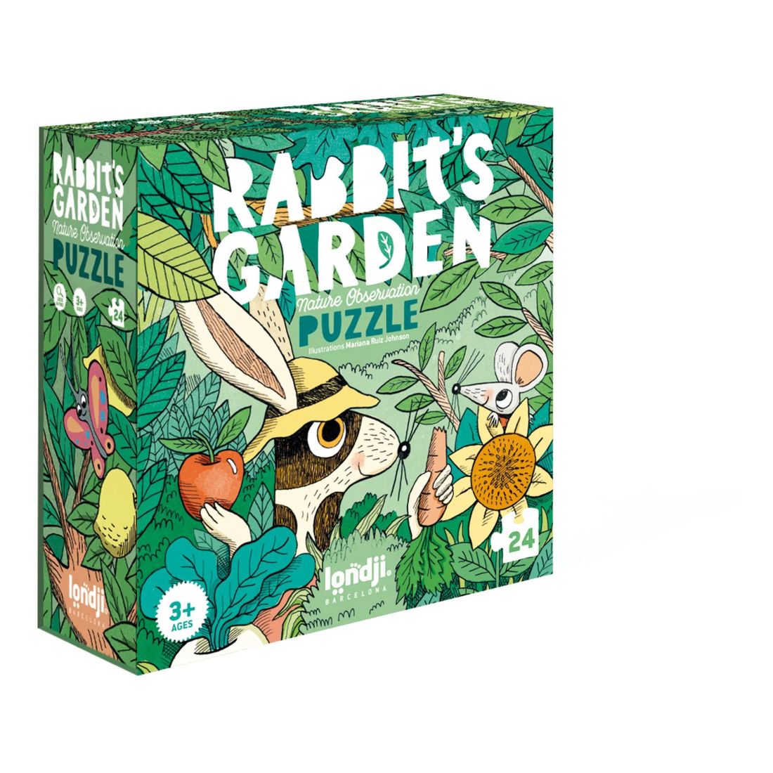 Londji - Puzzle Rabbit's Garden - 24 pièces (Londji) - Image 1