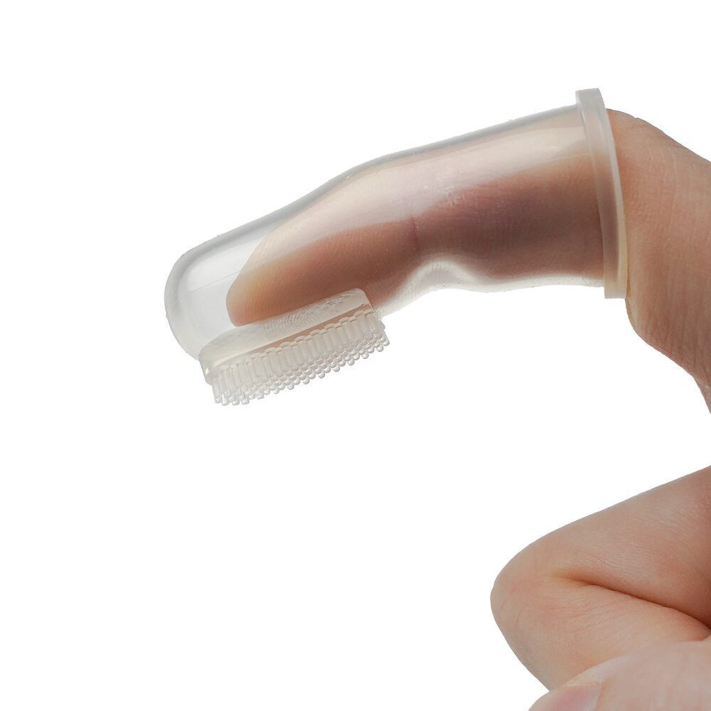 2 doigtiers brosse à dent silicone (Thermobaby) - Image 2