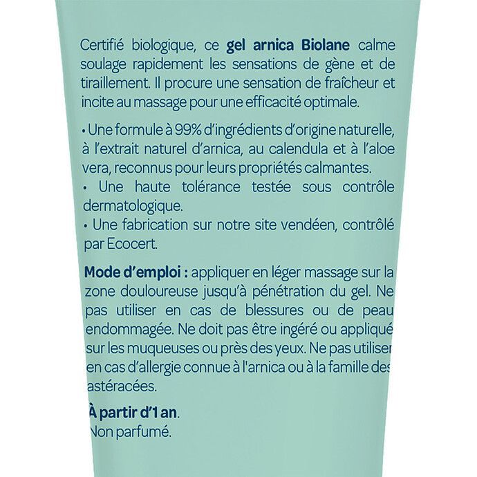 Gel Arnica Biologique - 20 ml (Biolane) - Image 4