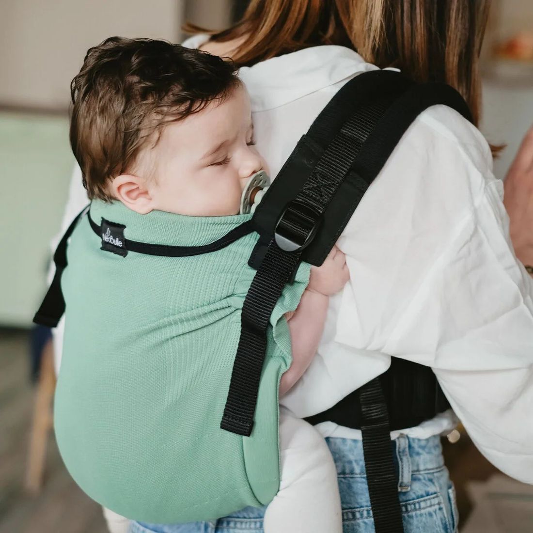 My Néo, Porte bébé physiologique, Vert (Neobulle) - Image 6