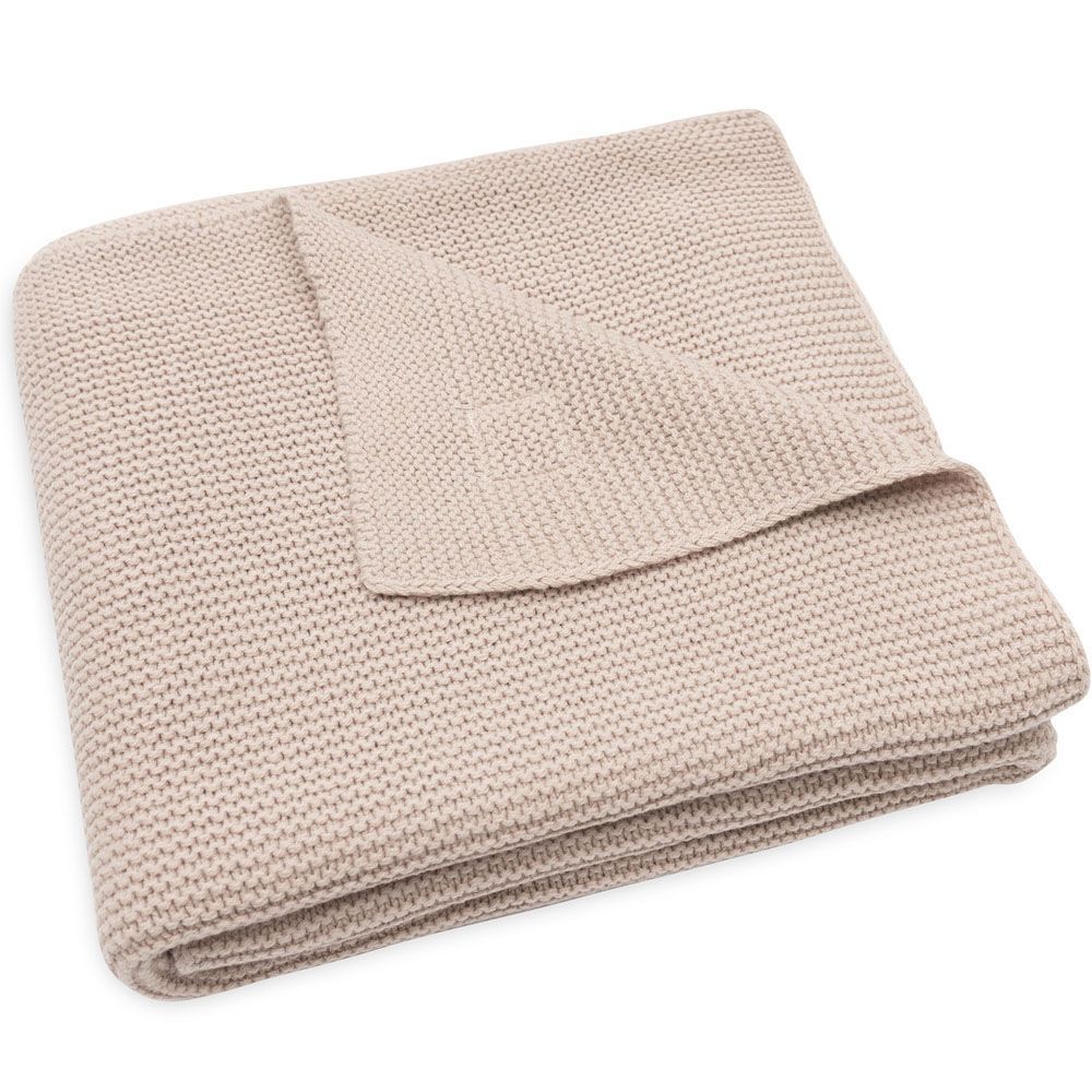 Couverture en tricot Basic Knit Wild Rose (75 x 100 cm) (Jollein) - Image 1