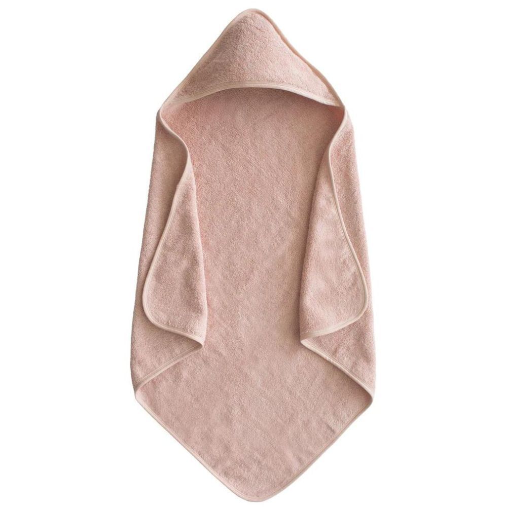 Cape de bain en coton bio Blush (Mushie) - Image 1