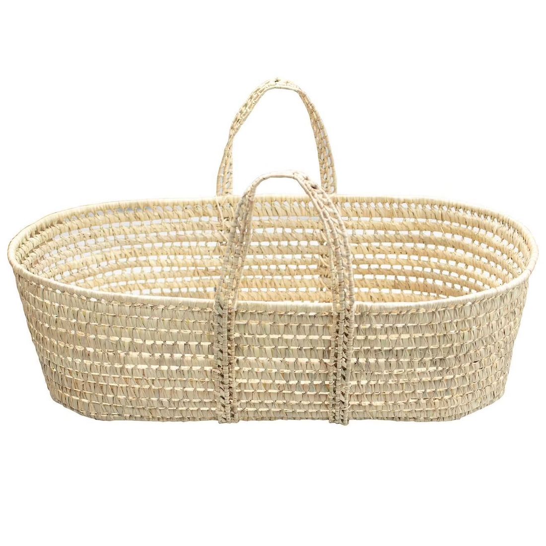 Couffin Panier Moise En Fibres Naturelles Beige (Sevira Kids) - Image 3