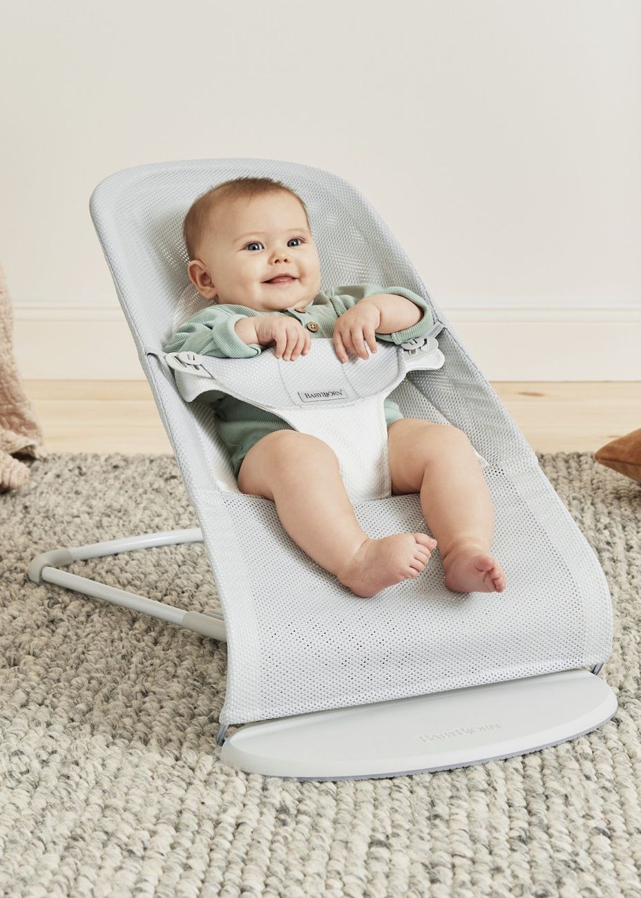 Transat Balance Soft - Argent/Blanc / Mesh / Gris clair (BabyBjörn) - Image 3