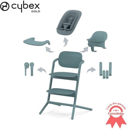 Chaise haute Lemo 4-en-1 (Cybex) - Image 1