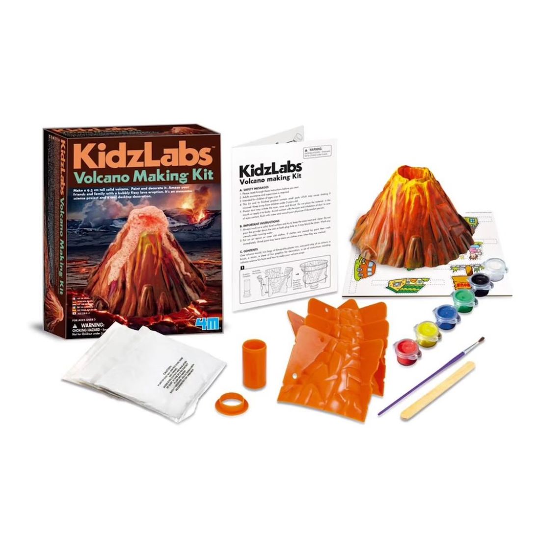 Kit Scientifique – Découvre La Magie Des Volcans Multicolor (4M) - Image 2