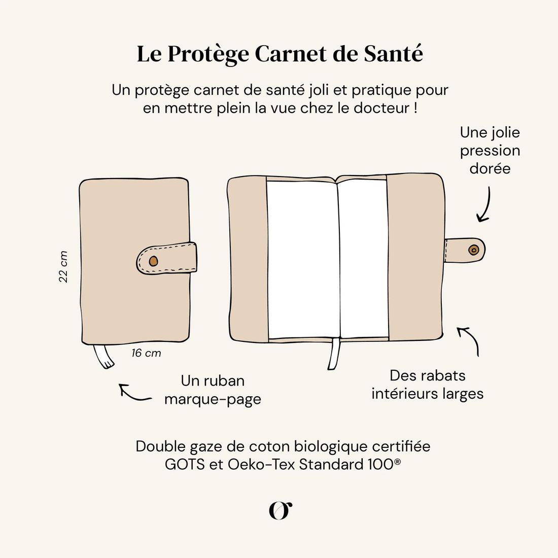 Protège-carnet de santé Hydra (Orso Paris) - Image 7