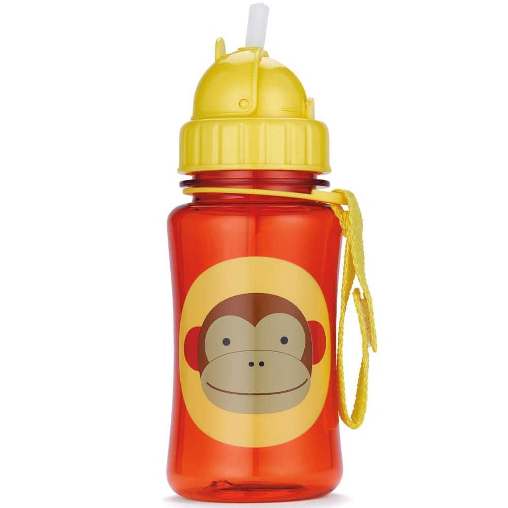 Gourde à paille Zoo singe rouge (Skip Hop) - Image 1