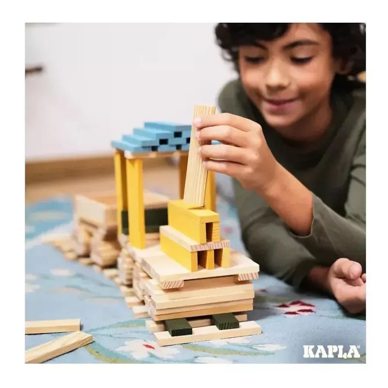 Baril kapla 120 bleu jaune vert (Kapla) - Image 3