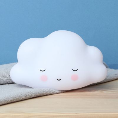 Petite veilleuse nuage blanc endormi (16 cm) (A Little Lovely Company) - Image 2