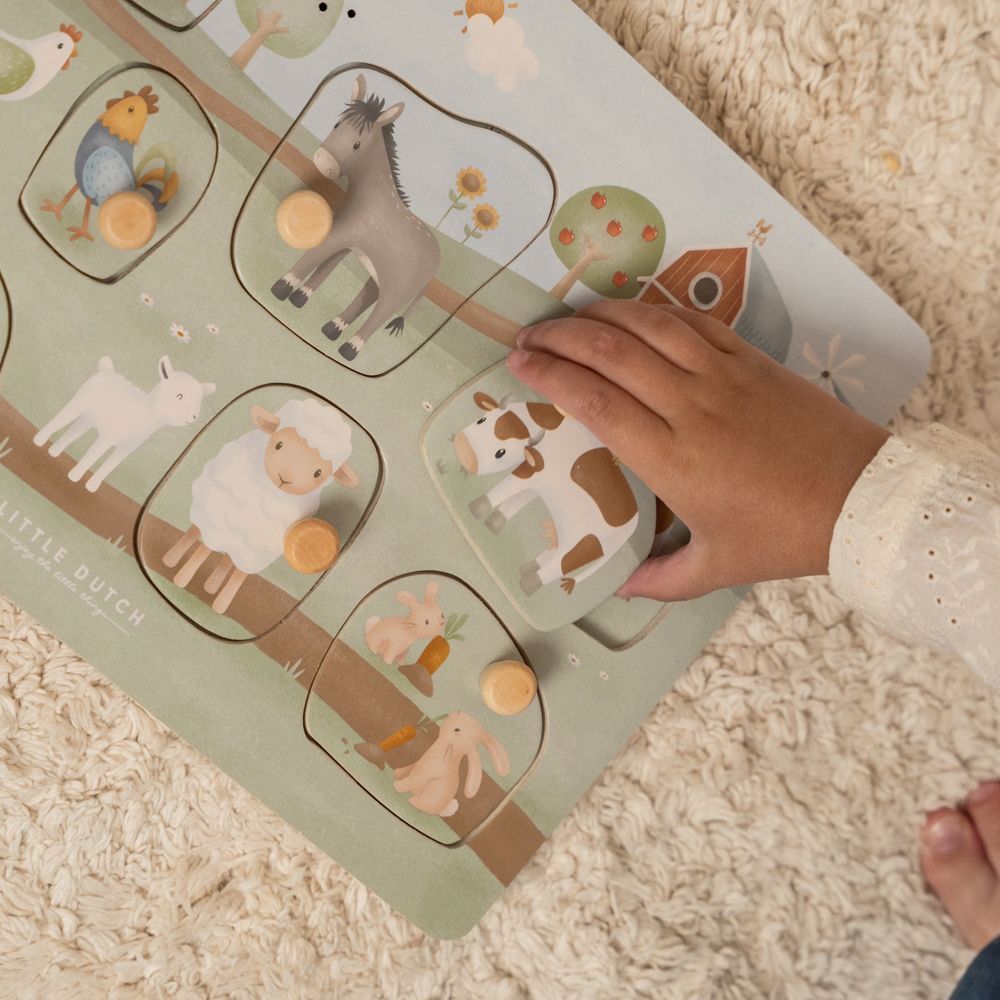 Puzzle sonore en bois Little Farm (Little Dutch) - Image 6
