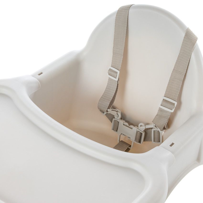 Chaise haute fixe 2 en 1 Capucine 2.0 beige - Ecru (Babycare) - Image 8