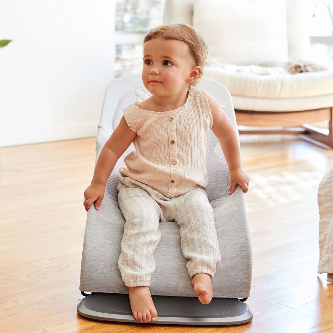 Transat Evolve 3 en 1 gris clair (Ergobaby) - Image 2