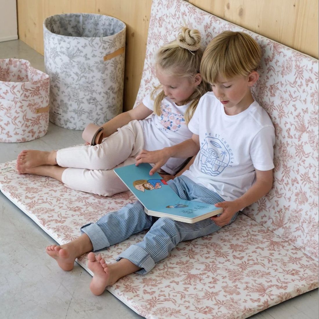 Tapis de vie x Tartine&Chocolat rose (Mezamé Paris) - Image 5