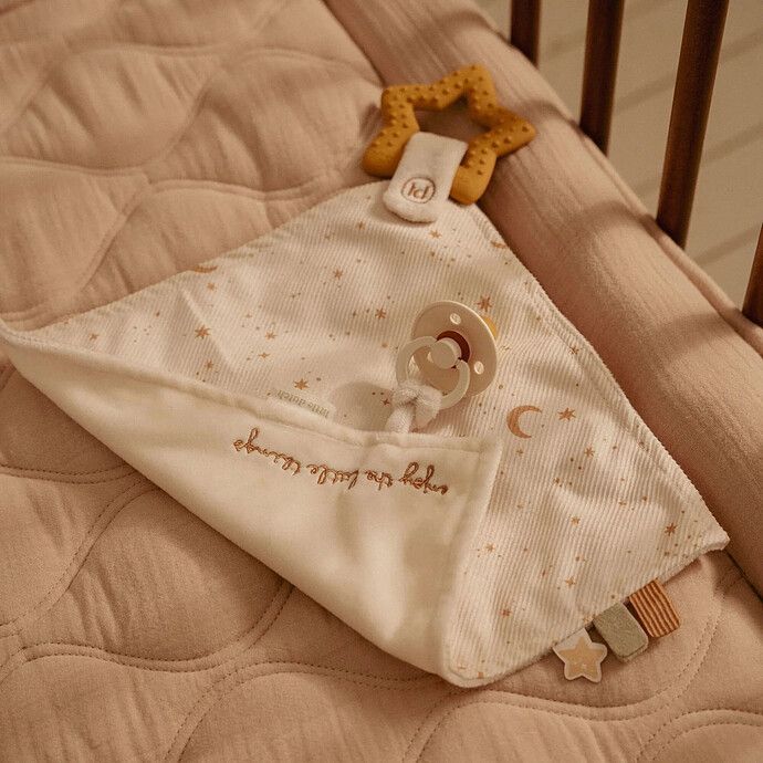 Doudou avec Jouet de Dentition - Newborn Naturals (Little Dutch) - Image 4