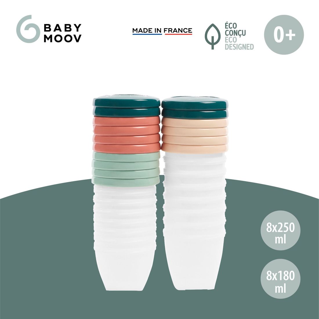 Babybols Bisourcés Pots de Conservation (Babymoov) - Image 2