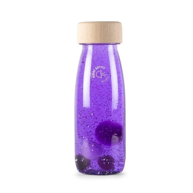 Bouteille sensorielle float violet (Petit Boum) - Couverture