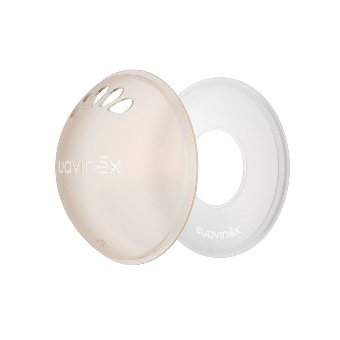 Suavinex - Kit Allaitement Coupelles Protectrices + Recueil-lait Beige