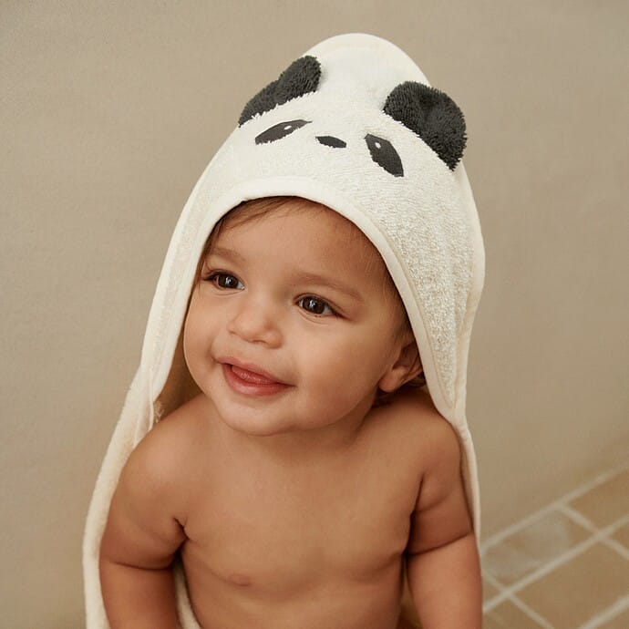 Cape de Bain Albert - Panda Crème de la Crème (Liewood) - Couverture