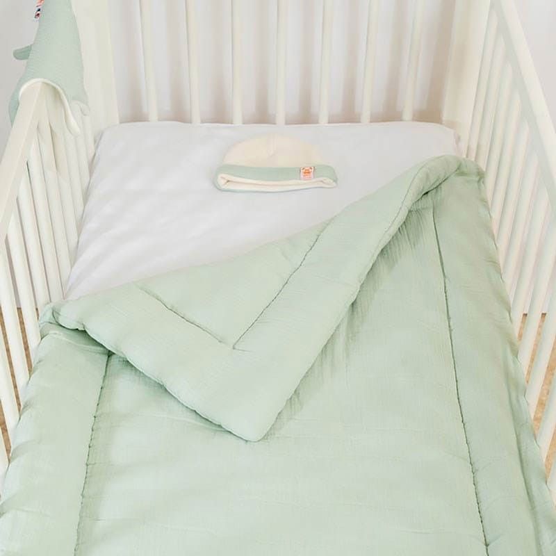 Edredon en coton bio vert (Papate) - Couverture