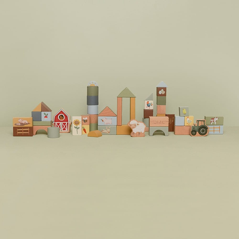 Blocs de construction en bois Little Farm (Little Dutch) - Couverture