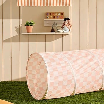 Tunnel de Jeu - Abricot Carreaux (Kid's Concept) - Couverture